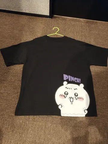 치이카와 하치와레 티셔츠 블랙 시마무라 Avail 아베일