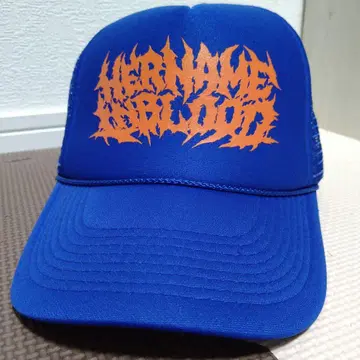 HER NAME IN BLOOD 메쉬 캡 모자 cap 굿즈