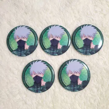 NARUTO 하타케 카카시 중화 의상 캔뱃지 5개 세트