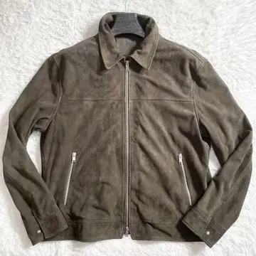 일본 미출시 새상품급 MASSIMO DUTTI 고트 스웨이드 자켓