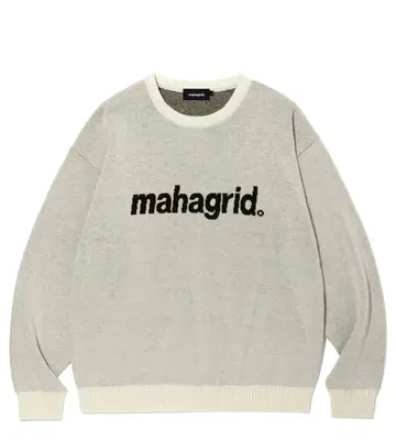 mahargrid. 그레이 오버 사이즈 스웨터 현진 착용