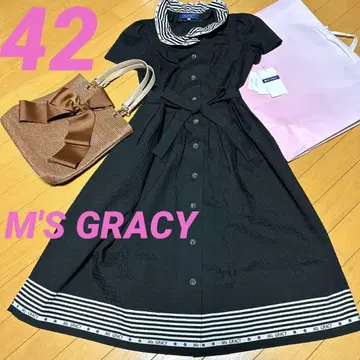 새상품급 택 포함 엠즈 그레이시 M'S GRACY 42 원피스