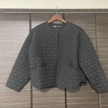 ZARA 퀼팅 셋업 블랙 L