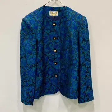 재고 한정 유가스 SHOWA DRESS 버튼 다운 자켓 M 상당 꽃무늬