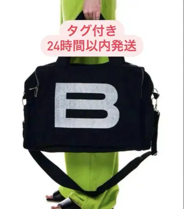 BEEDEN BIG B LOGO BAG 블랙