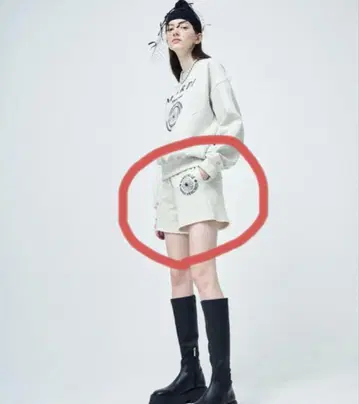 마르디 메크르디 맨투맨 숏 팬츠