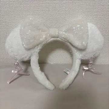 디즈니 머리띠 미니 퍼 귀찌