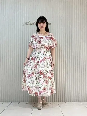 신상품, 미사용. 앙데팡당의 아네모네 플라워 2WAY 원피스