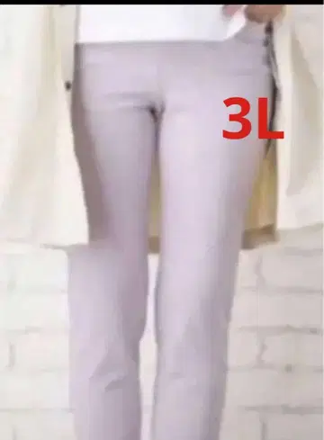 아리키 P-2 미사용 새상품 슬림 팬츠 사이즈 3L 펄 퍼플