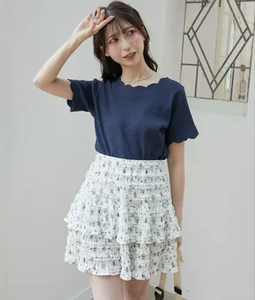 컷 레이스 프릴 미니 스커트 치마바지 MAJESTIC LEGO