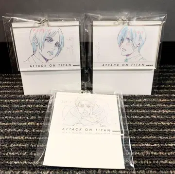 MAPPA TSUTAYA 진격의 거인 아크링 키링 엘렌 미카사 알민 3종