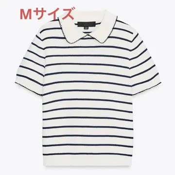 자라 파이핑 니트 탑