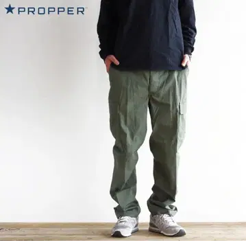 PROPPER 카고 팬츠 올리브 그린