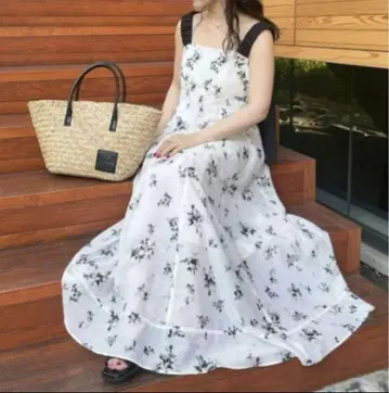 프레이 아이디 와이드 스트랩 스티치 원피스