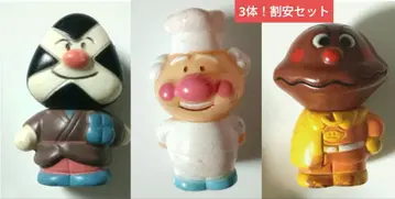 3개 세트! 잼 아저씨 오무스비만 카레빵맨 손가락 인형 쇼와 레트로
