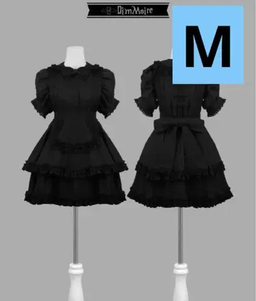 DimMoire 절 메이드 원피스 II Black 정품 M 사이즈