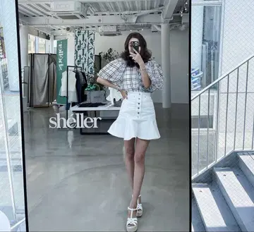 sheller 데님 스커트