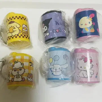산리오 캐릭터즈 코인 실린더 2 전 6종 세트