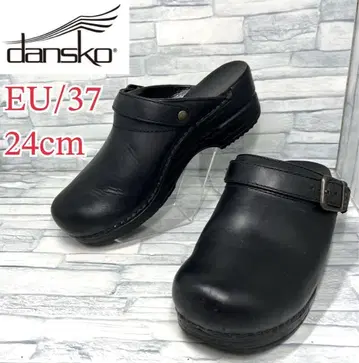 단스코 잉그리드 크로그 사보 샌들 블랙 37/24cm