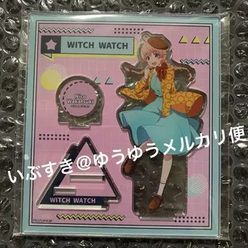 와카쓰키 니코 아크릴 스탠드 레트로 팝 TSUTAYA 위치 워치