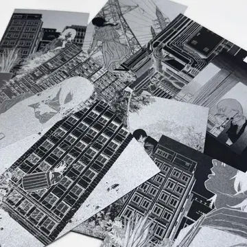 새상품 대만 체인소 맨 19권 은박 카드 8장