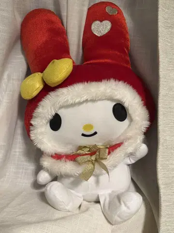 마이멜로디 봉제 인형 빨간색