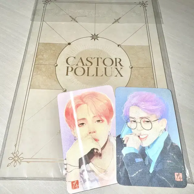 방탄 국민 전정국 박지민 일러스트북 회지 책 렌티큘러 포토카드 양도 판매