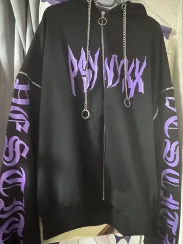 Psynyxx 마법진 매직 서클 후드티 오버 사이즈 뿔 없음