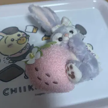 스텔라루 봉제 인형 참 하트 펠트 스트로베리 기프트