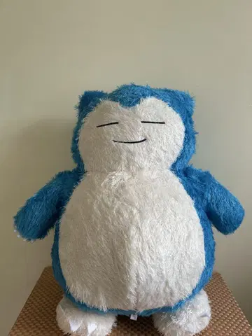 카비곤 봉제 인형 빅 파랑과 화이트