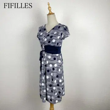 FIFILLES 저지 소재 도트 디자인 스트레치 프랑스제