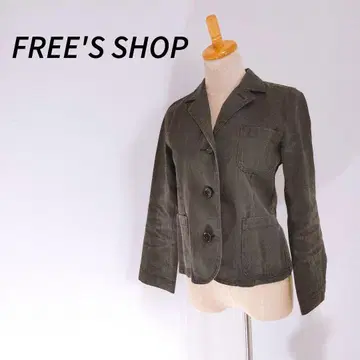FREE'S SHOP 그레이 버튼 자켓 여성용