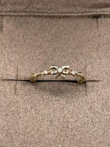 agete 디자인 다이아몬드 0.03ct 반지 11.5호