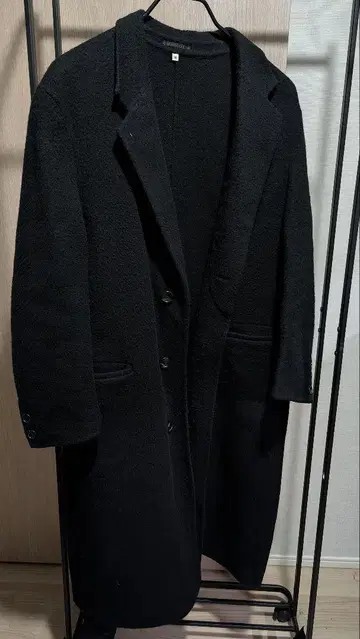 무인양품 울 캐시미어 체스터 코트