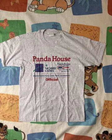 팬더 하우스 pandahouse 테니스 빈티지 티셔츠