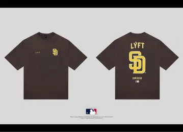 LYFT MLB 티셔츠 샌디에고 파드레스 브라운