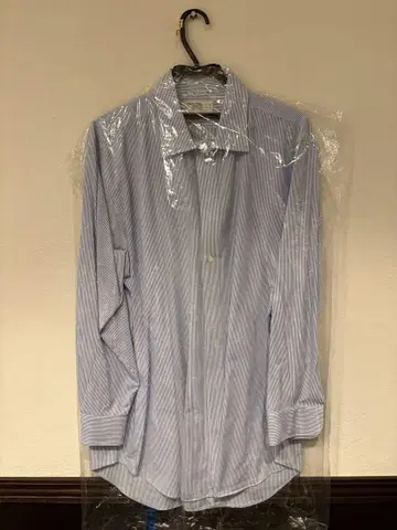 Maker's Shirt 스카이블루 스트라이프 긴팔 셔츠
