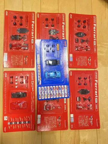 Ferrari 1/64 스케일 모델 7개 세트
