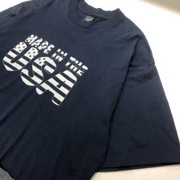 USA제 90년대 빈티지 티셔츠 네이비 남성용 XL