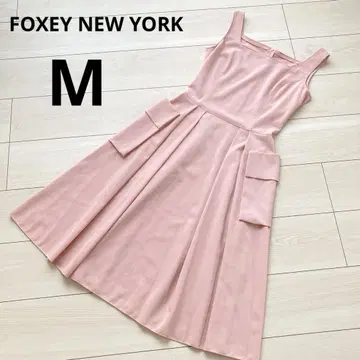 폭시 뉴욕 홀리 드레스 원피스 핑크 플레어 A 라인 M