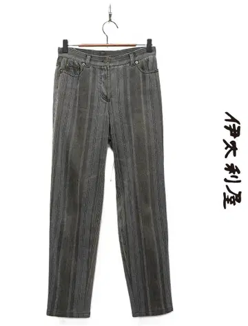 T286/이타리야 팬츠 데님 트윌 원단 스트라이프 스트레치 7