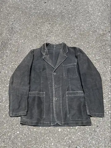 30~40대 블랙 몰스킨 프렌치 워크 색 코트