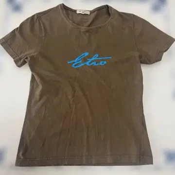 ETRO 브라운 티셔츠 40 사이즈