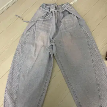 니코앤드 NKJ 데님 M 핑크 오버다이