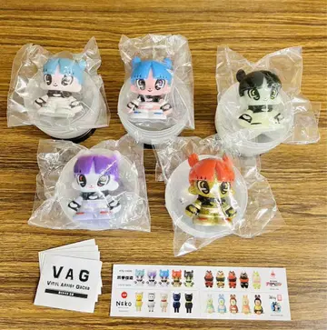 VAG 38 철권 극도 스테고로 가챠 소프트 비닐 피규어 전 5종 세트