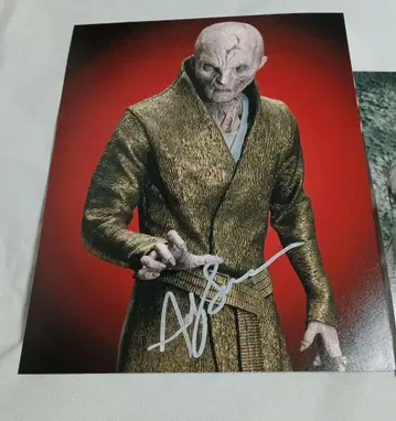 코믹콘 앤디 서키스 친필 사인 포트레이트 STAR WARS 스노우