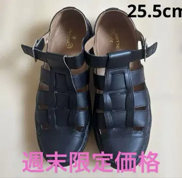 컨버스 블랙 구르카 샌들 스트랩 컨버스 가죽