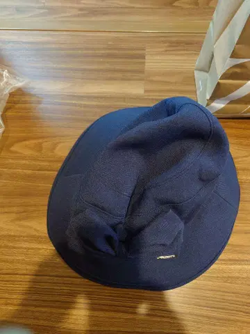 완전 차광 아시야 로사 브라운 네이비 리본 포함 햇