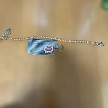 UES 스트라이프 코인 케이스 약 10.6cm 케이시즈 지갑 체인