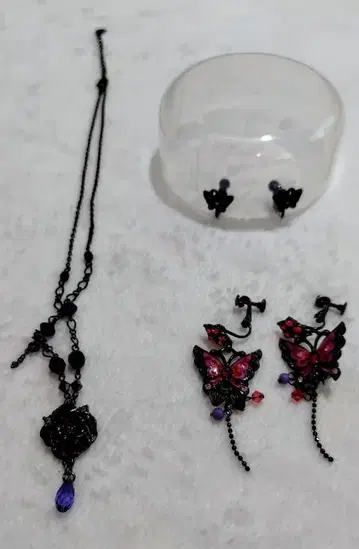 ANNA SUI 목걸이, 귀찌 세트